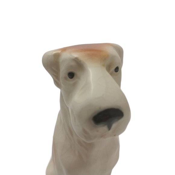 Vintage German Ceramic Terrier Dog Figurine - Picture 7 of 9